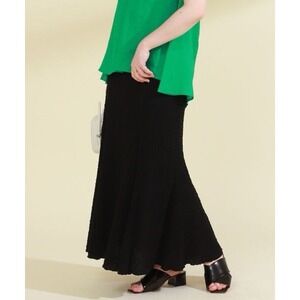 Ray Beams Black Shirred Textured Mermaid‎ Maxi Skirt High Waisted J-Fashion Sz S